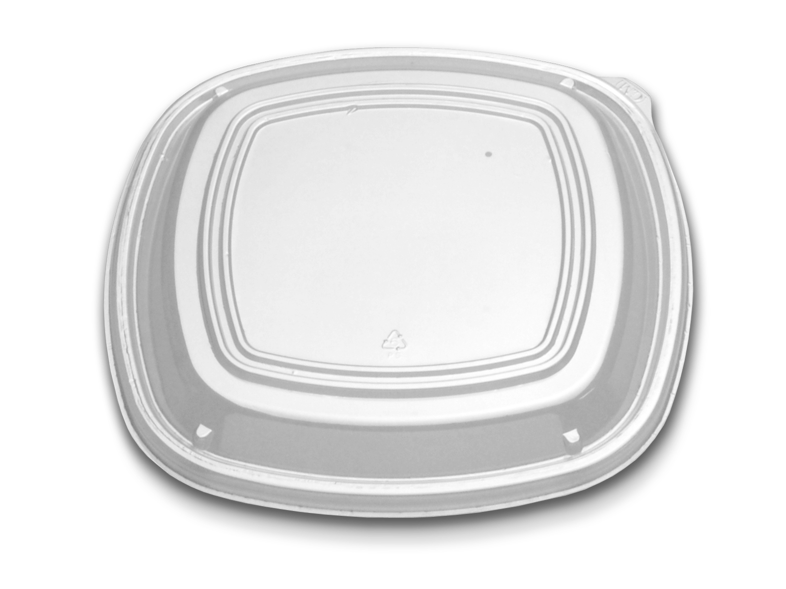 Forum Clear Plastic Low Dome Lid Only, 10.25 inch -- 200 per case.