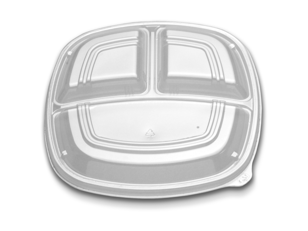 D and W Fine Pack Forum Compartment Plate Lid Only, 10 inch -- 160 per case.