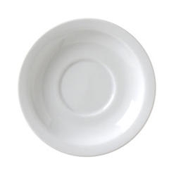 Argyle and Catalina Collection Porcelain White Saucer, 5 1/2 inch -- 36 per case.
