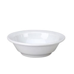 Vertex China Catalina Collection Undecorated Porcelain White Grapefruit Bowl, 6 3/8 inch -- 36 per case.