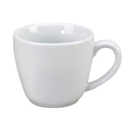 Ventana Collection Porcelain White Cup, 8 Ounce -- 36 per case.