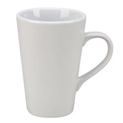Vertex China Argyle Porcelain White Nevada Mug, 10 Ounce -- 36 per case.