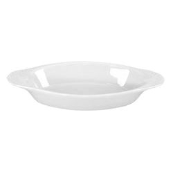 Vertex China Market Buffet Collection Porcelain White Oval Welsh Rarebit, 8 Ounce -- 36 per case.