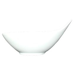 Vertex China Ventana Collection Porcelain White Eclipse Bowl, 26 Ounce -- 36 per case.
