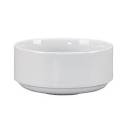Alpine Collection Euro White Stacking Bouillon, 10 Ounce -- 36 per case.