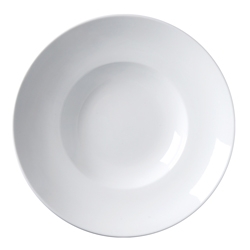Vertex China Rubicon Undecorated White Deep Rim Pasta Bowl, 14 Ounce -- 12 per case.