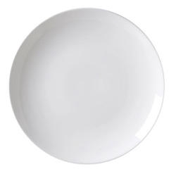 Vertex China Rubicon Undecorated White Coupe Plate, 10 inch -- 12 per case.