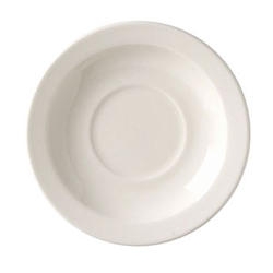 Vertex China Vista Collection Undecorated American White Royal Saucer, 5 1/2 inch -- 36 per case.