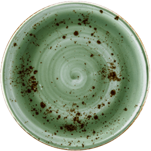 Vertex China London Undecorated Terra Jade Coupe Plate, 6 inch -- 36 per case.
