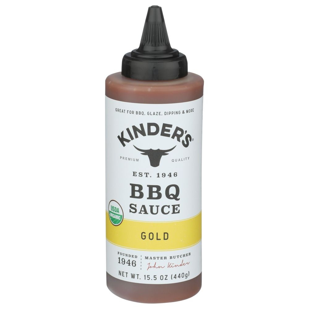 Kinders Organic Gold BBQ Sauce, 15.5 Ounce -- 6 per case