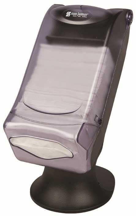 San Jamar Clear Fullfold Venue Napkin Dispenser With Stand