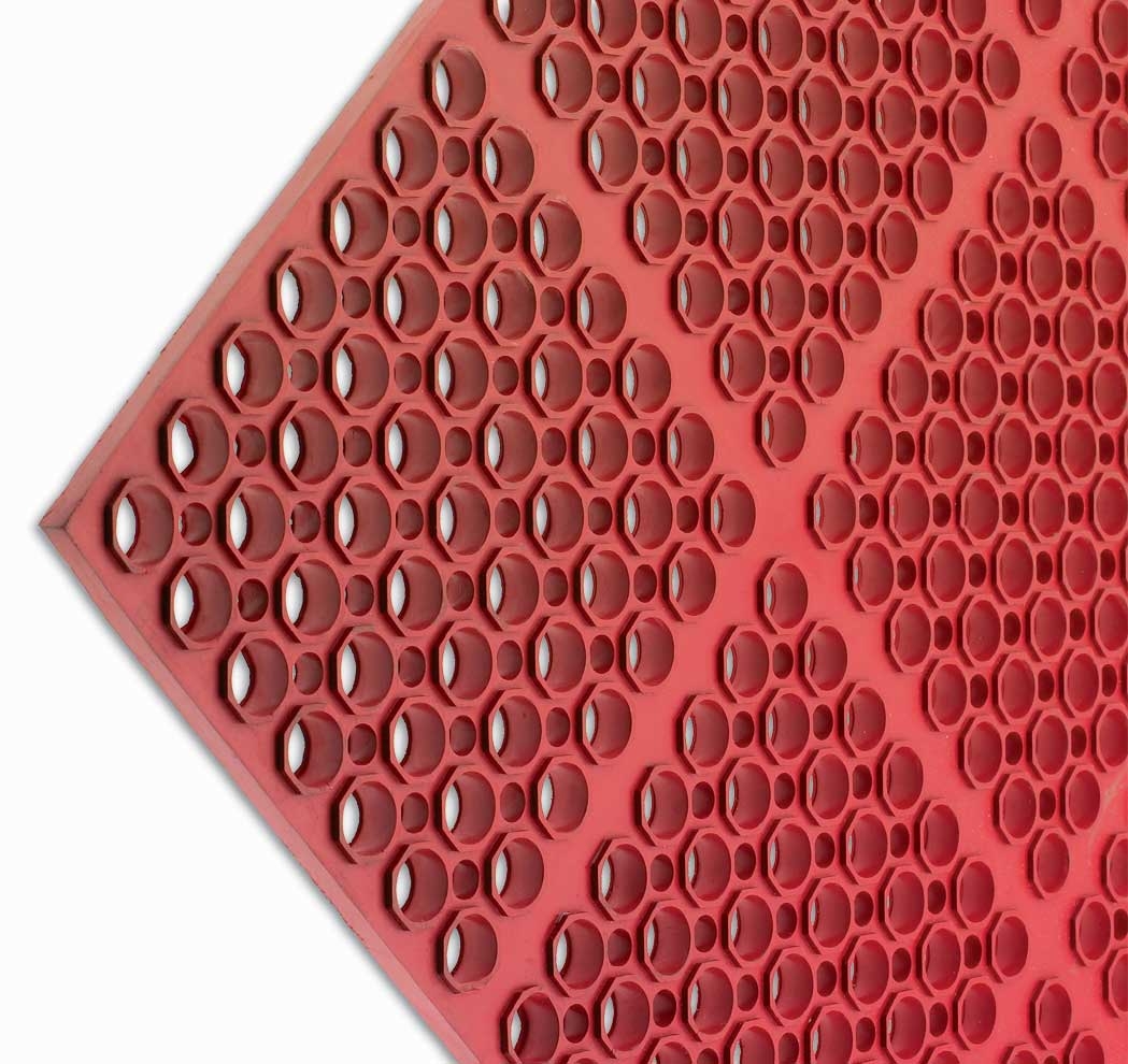 San Jamar Medium Duty Bagged Tuf Mat, 0.75 inch x 3 x 5 Feet.