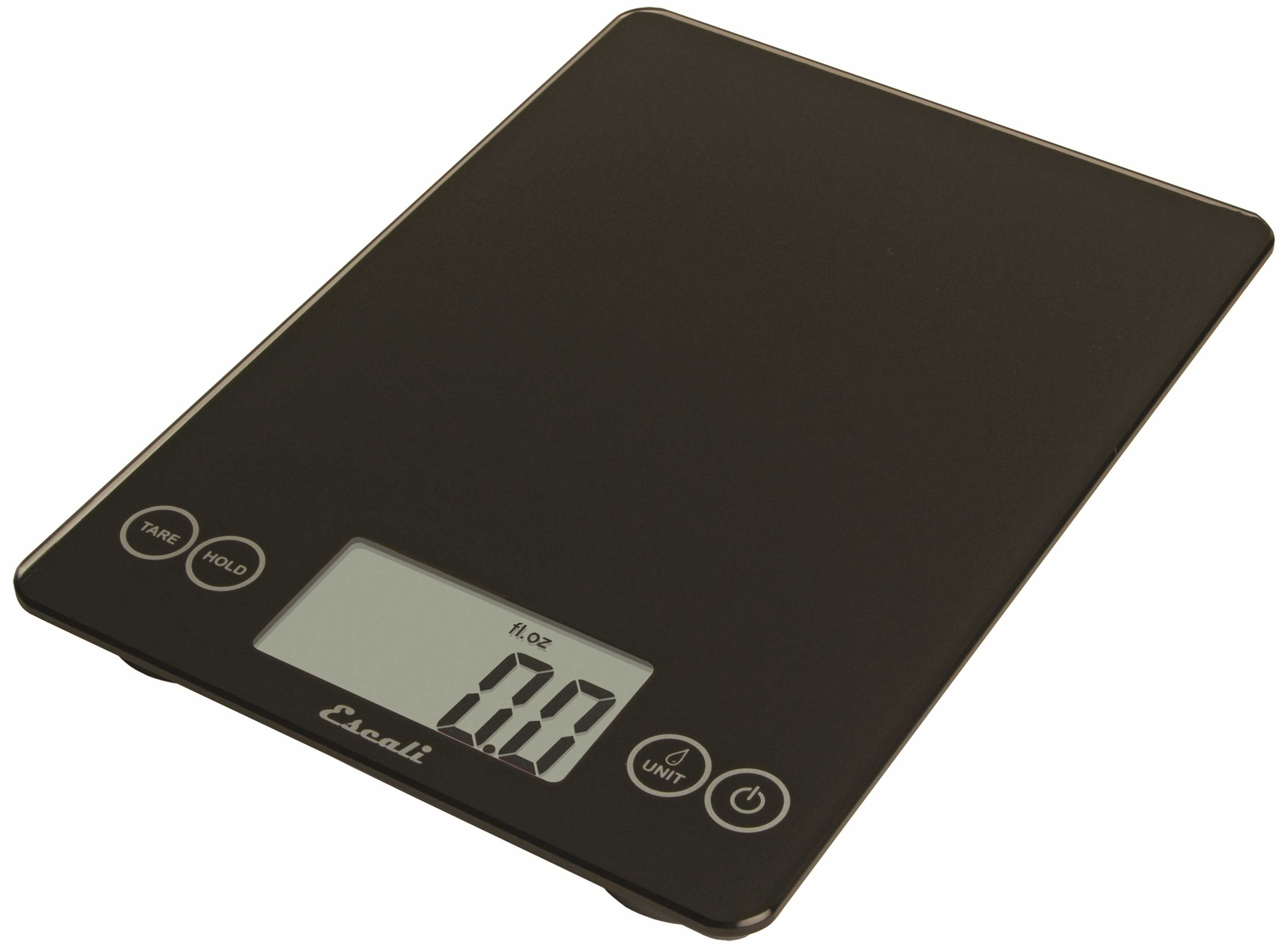 San Jamar Black Glass Digital Scale, 115 Pound