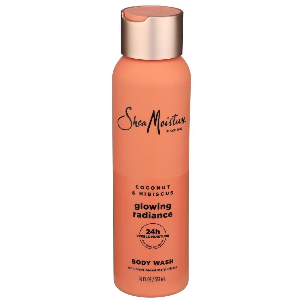 Shea Moisture Coconut and Hibiscus Glowing Radiance Body Wash, 18 Fluid Ounce