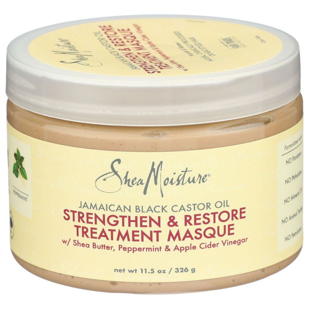 Shea Moisture Jamaican Black Castor Oil Strengthen and Restore Treatment Masque, 11.5 Ounce