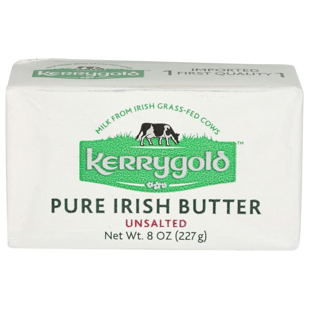 Kerrygold Unsalted Pure Irish Butter, 8 Ounce -- 20 per case