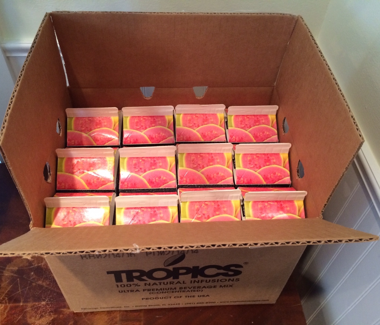Tropics Banana Drink Mix, 32 Ounce -- 12 per case.