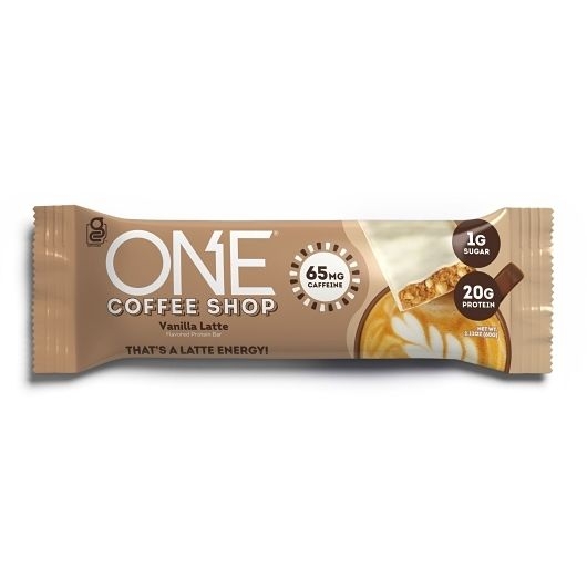 One Coffee Shop Vanilla Latte Protein Bar, 60 Gram -- 72 per case