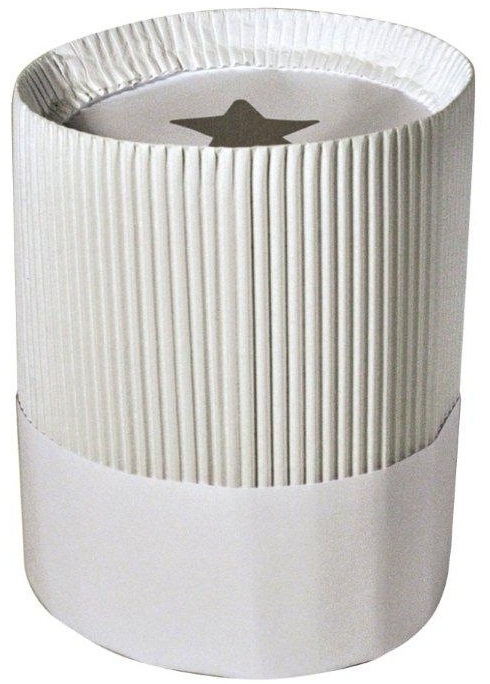 Cellucap White Corrugated Chef Hat, 7 Inch -- 50 Per Case