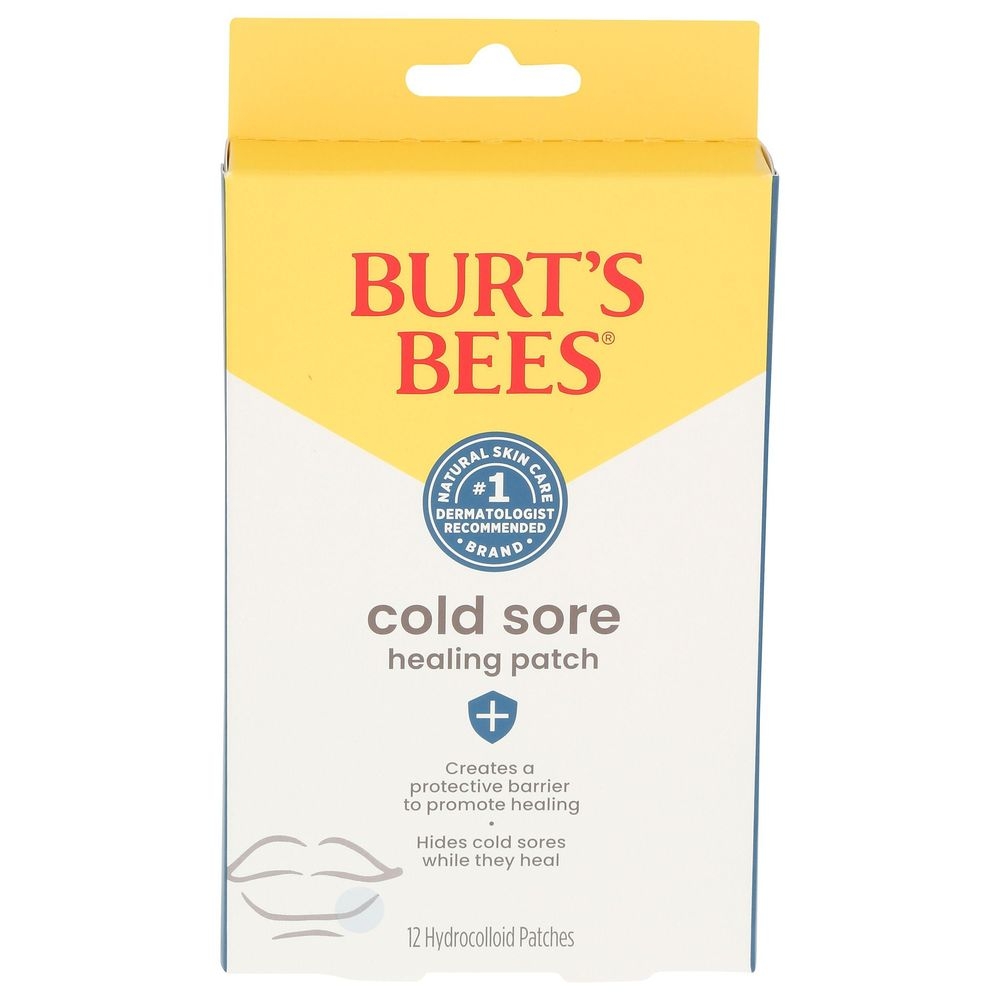 Burts Bees Cold Sore Healing Patch, 12 count -- 6 per case