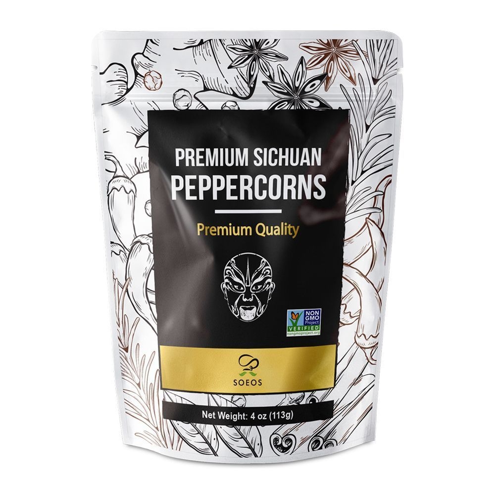 Soeos Premium Szechuan Peppercorns, 4 Ounce -- 100 per case