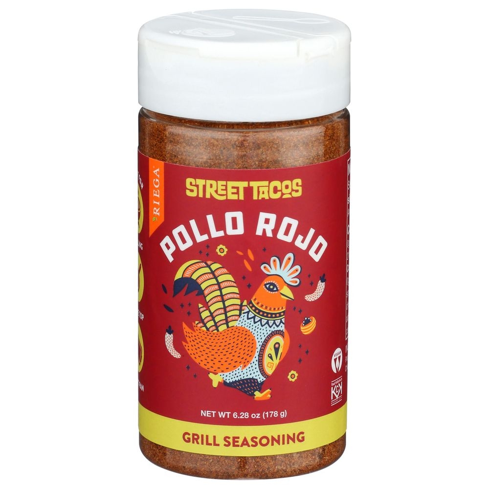 Riega Pollo Rojo Street Taco Grill Seasoning, 6.28 Ounce -- 6 per case