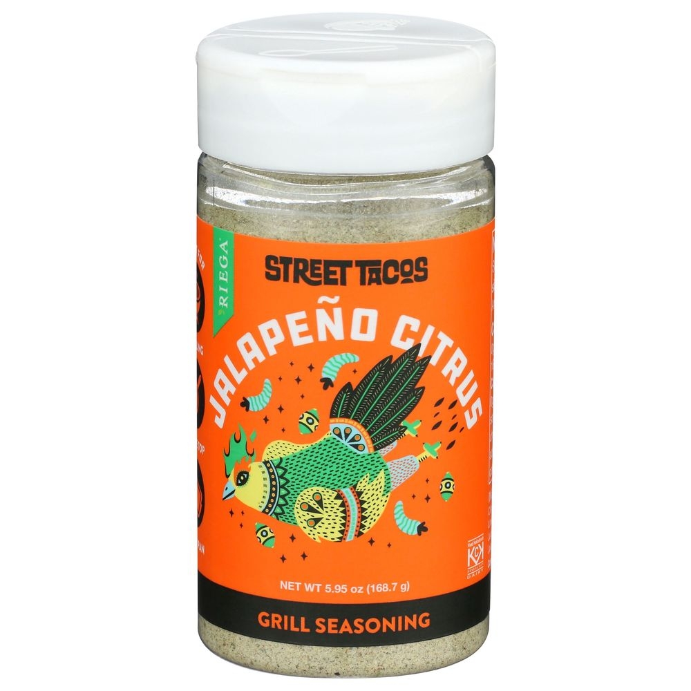 Riega Jalapeno Citrus Street Taco Grill Seasoning, 5.95 Ounce -- 6 per case