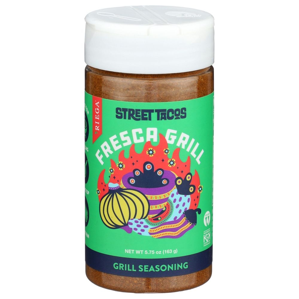 Riega Fresca Grill Street Taco Grill Seasoning, 5.75 Ounce -- 6 per case
