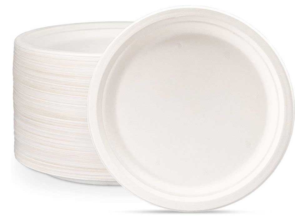 Responsible Products No-PFAS Added Compostable Molded Fiber Plate, 10 inch -- 500 per case