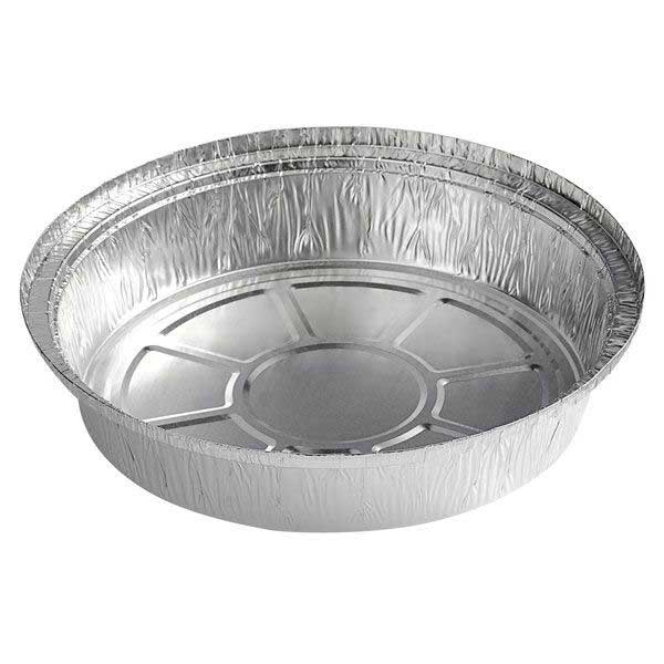 Responsible Products Forever-Recyclable Aluminum Round Take Out Pan, 8 inch Dia. -- 500 per case