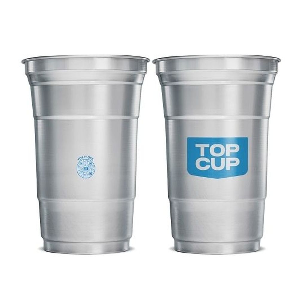Top Cup 20 Ounce Recycle Aluminum Cold Drink Cup, 40 count -- 15 per case