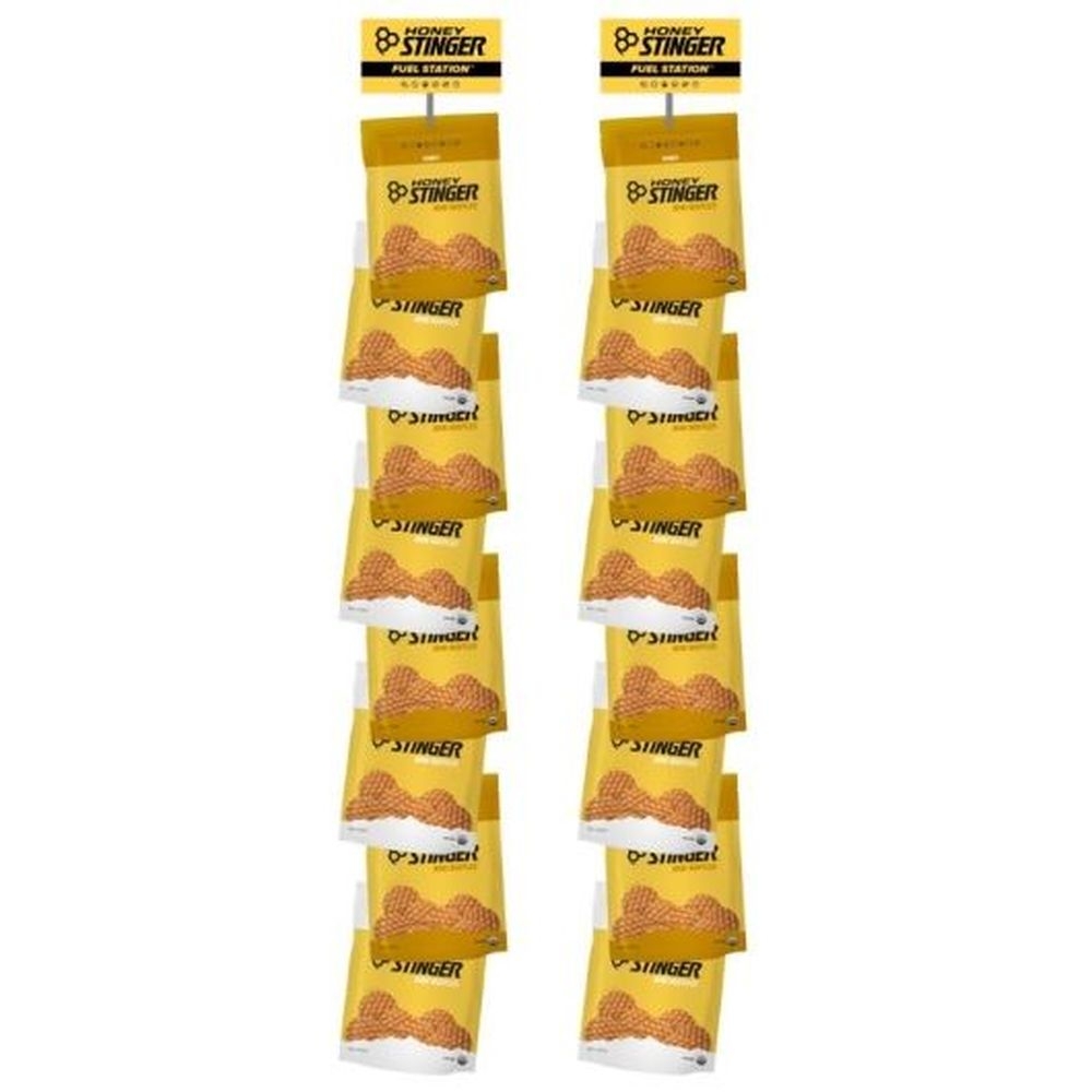 Honey Stinger 2 Flavor Mini Waffle - Clip Strip, 12 count