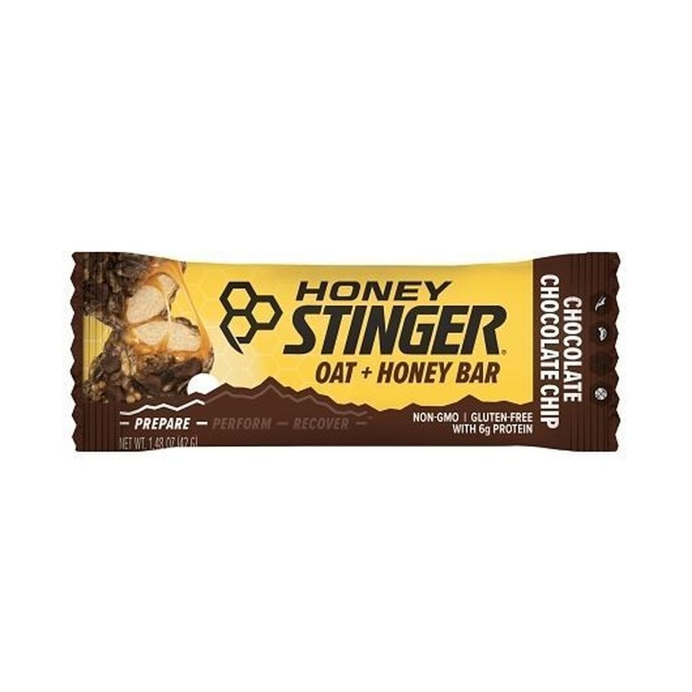 Honey Stinger Chocolate Chocolate Chip Oat Plus Honey Energy Bar, 1.48 Ounce -- 144 per case
