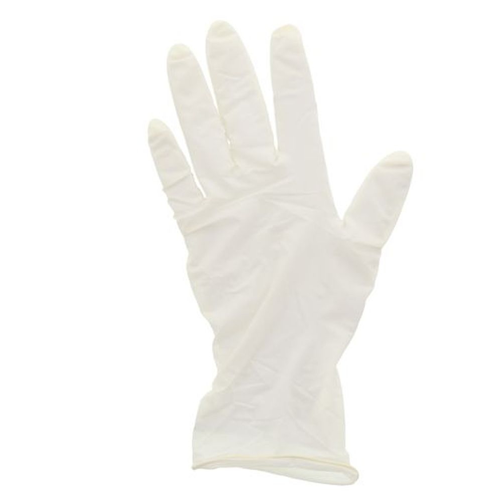 AmerCareRoyal Extra Large Natural White Powder Free Verge Latex Gloves, 100 count -- 10 per case