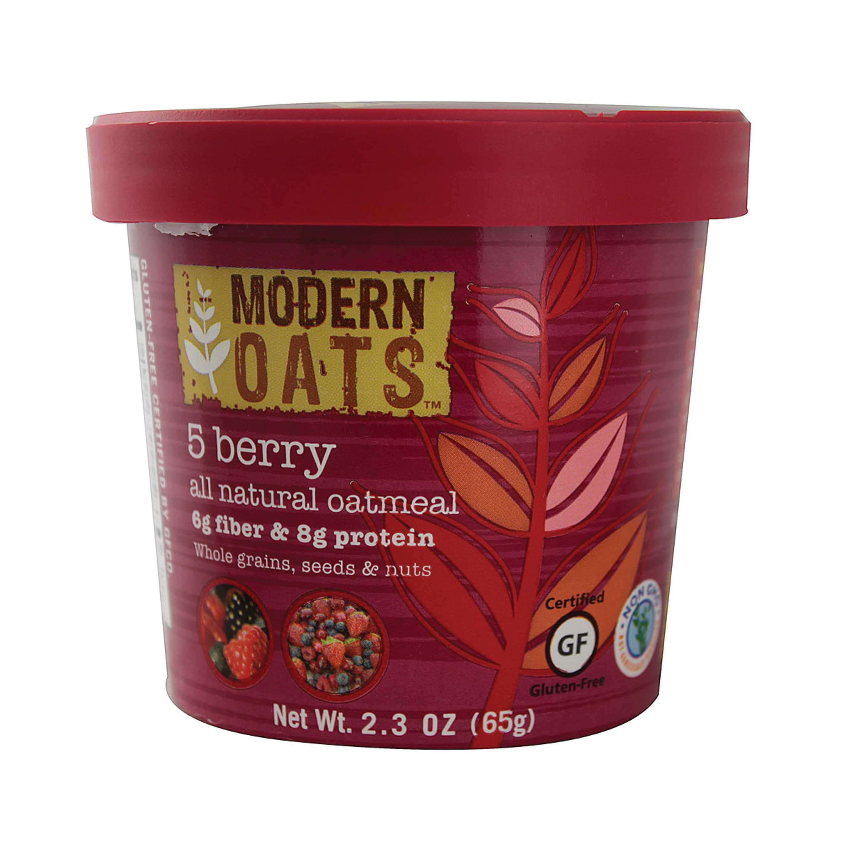 Modern Oats 5 Berry Oatmeal, 65 Gram -- 12 Per Case