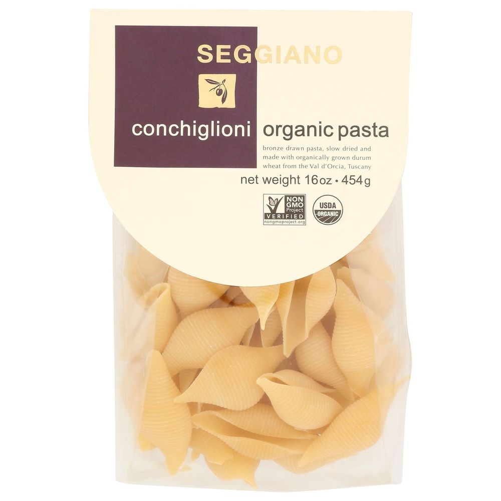 Seggiano Organic Conchiglioni Pasta, 16 Ounce -- 6 per case