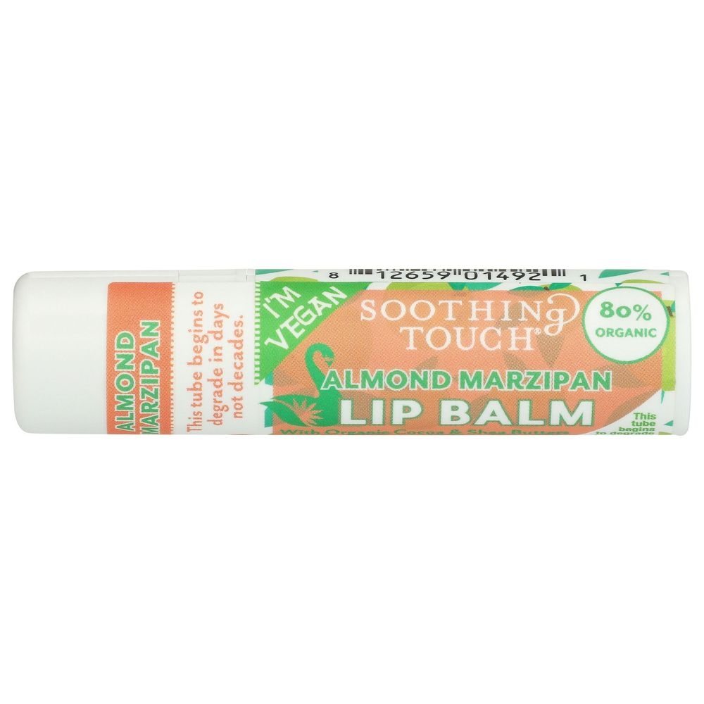 Soothing Touch Organic Almond Marzipan Lip Balm, 0.25 Ounce -- 12 per case