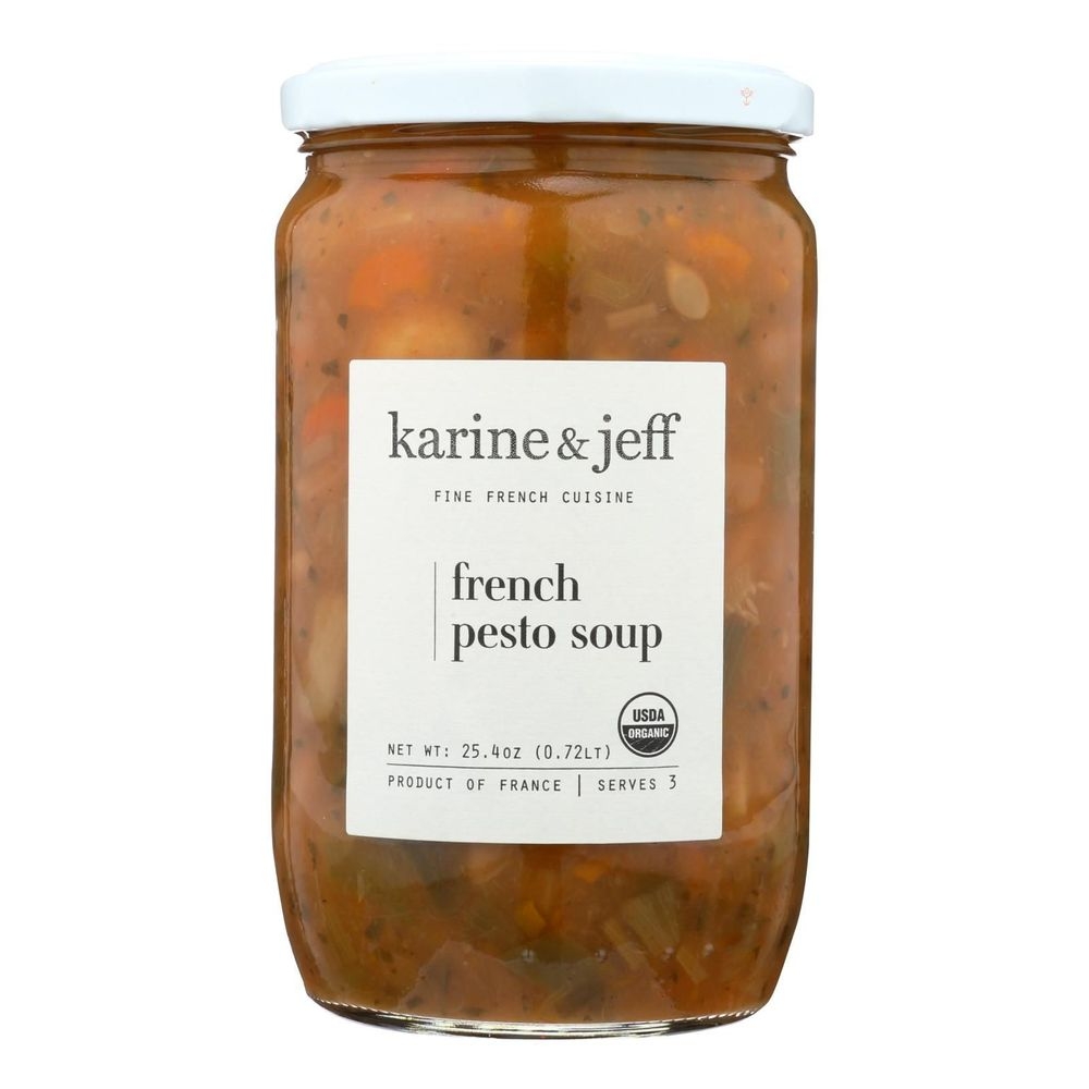 Karine and Jeff Organic French Pesto Soup, 25.4 Ounce -- 6 per case