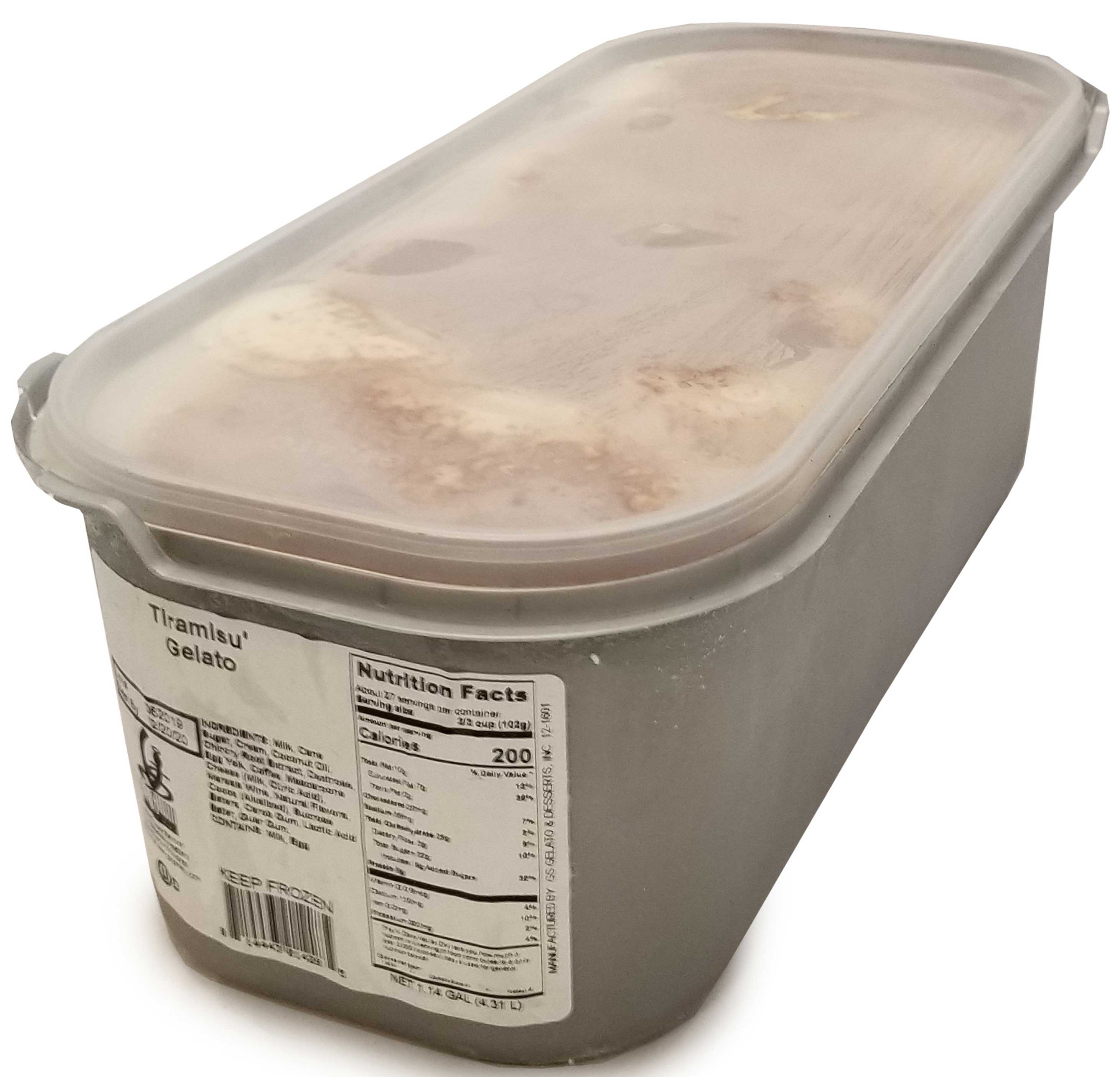 GS Gelato Tiramisu Gelato, 4.31 Liter