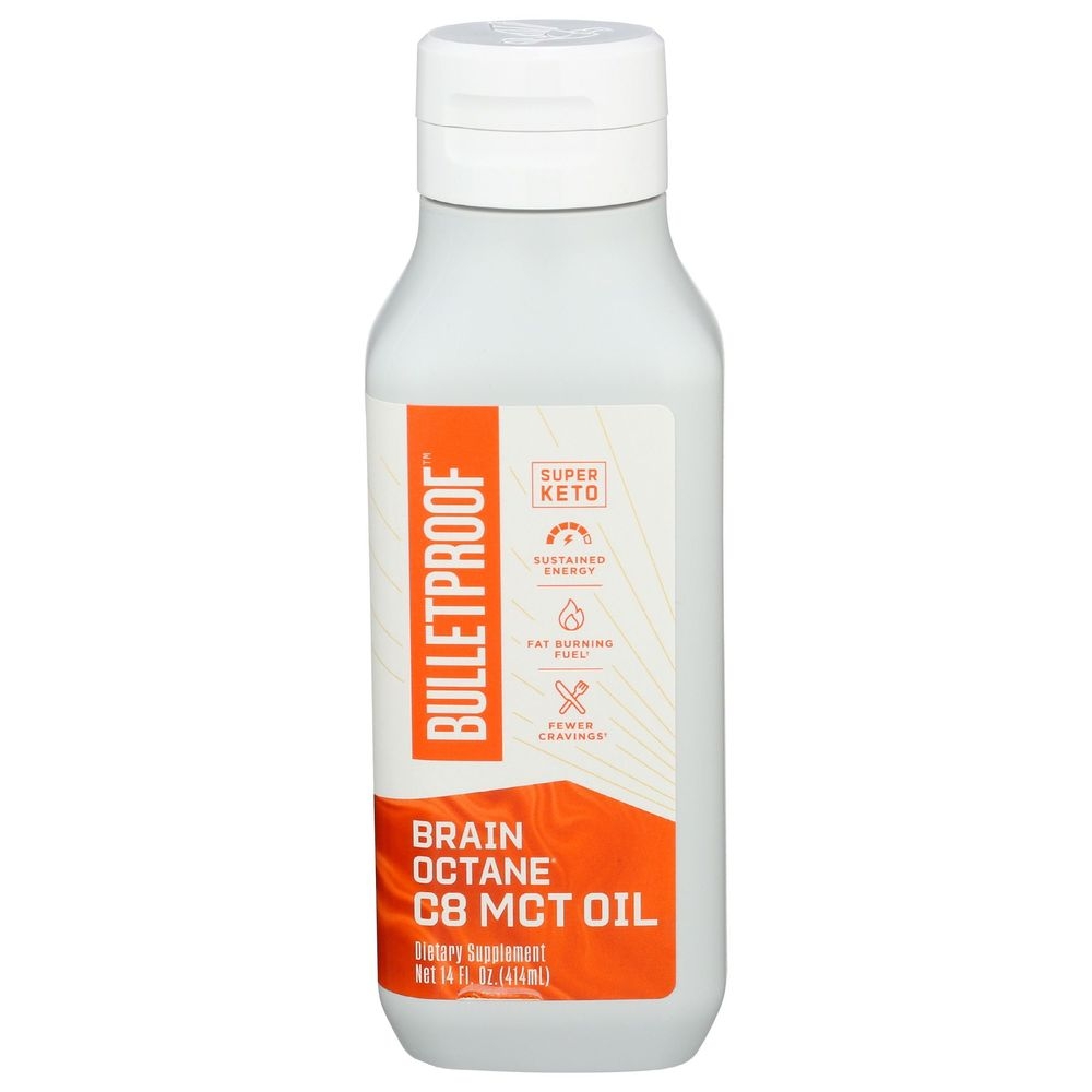 Bulletproof Brain Octane C8 MCT Oil, 14 Fluid Ounce