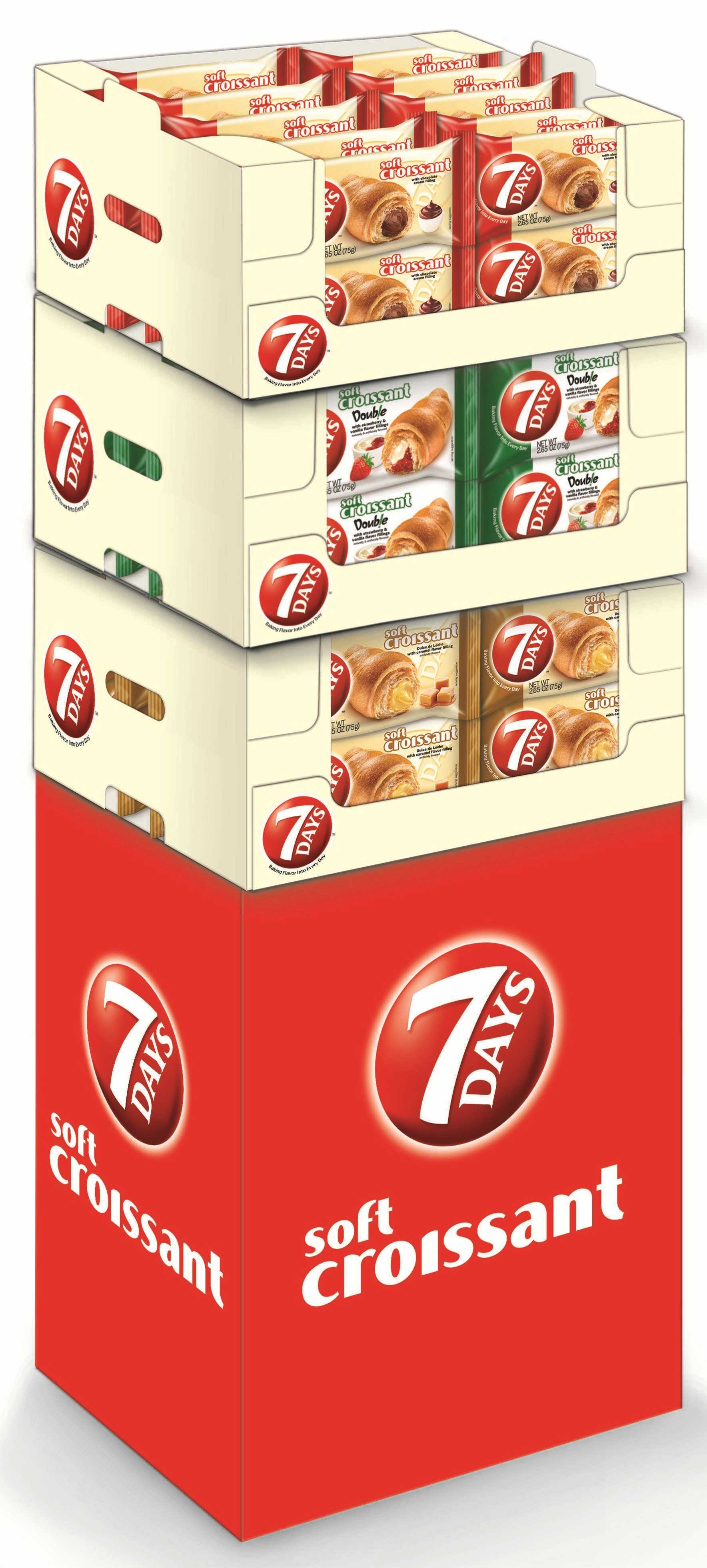 7 Days Croissant - Shipper, 75 Gram -- 60 per case