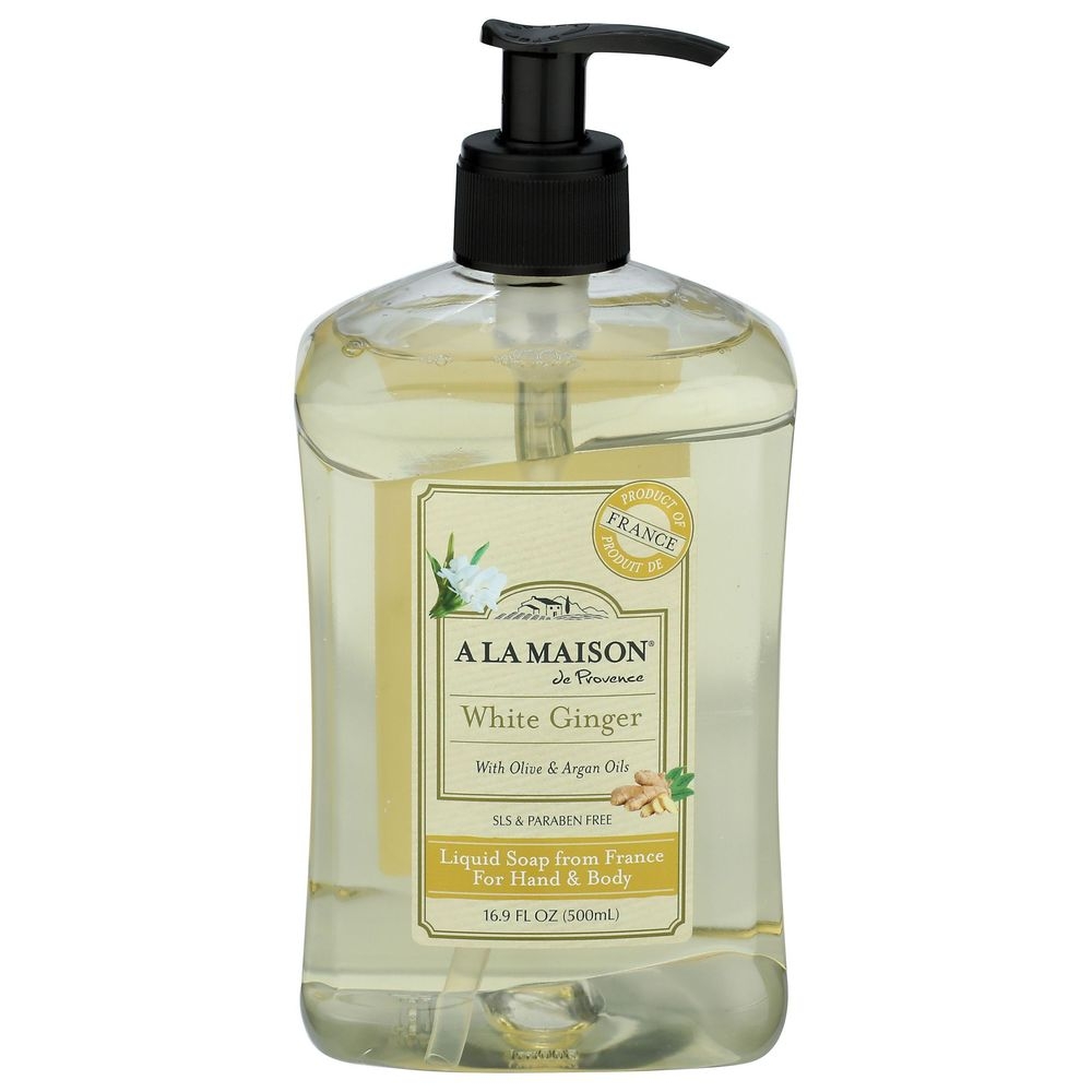 A La Maison White Ginger French Liquid Hand Soap, 16.9 Fluid Ounce