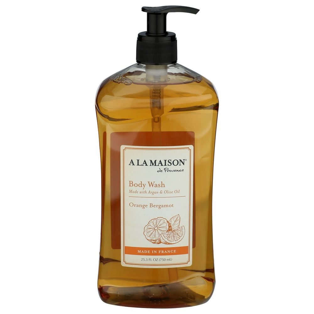 A La Maison Orange Bergamont Body Wash, 25.3 Fluid Ounce