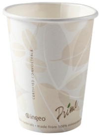 Primeware Compostable PLA Lined Cup, 12 Ounce -- 1000 per case