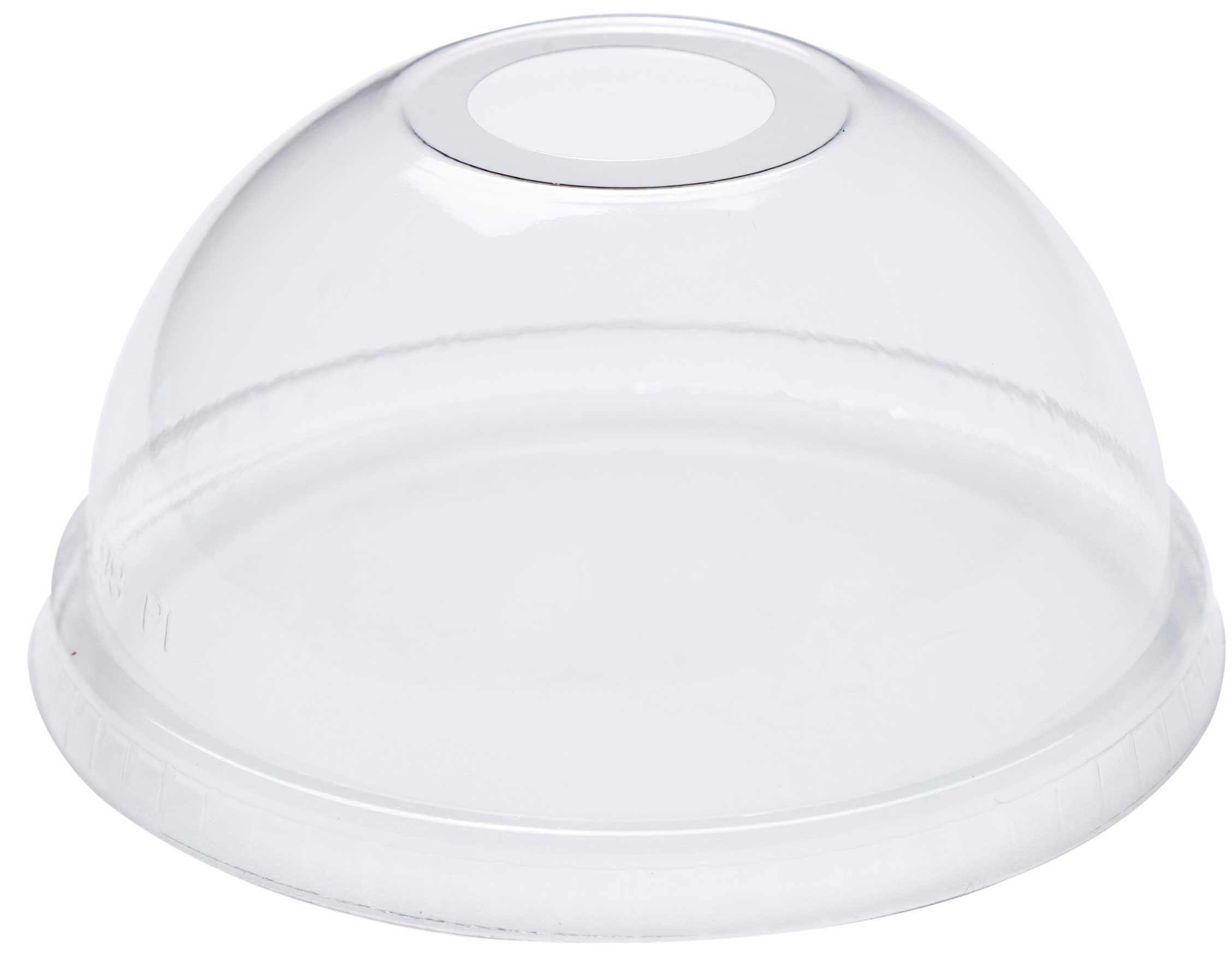 Primeware Clear Pla Compostable Dome Lid Only, 12 To 24 Ounce -- 1000 Per Case