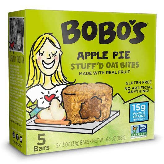 Bobos Apple Pie Stuffed Oat Bites, 1.3 Ounce -- 30 per case