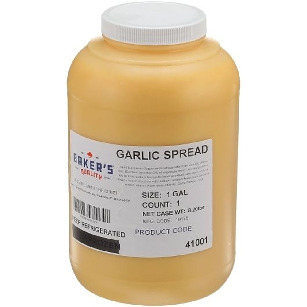 Bakers Quality Garlic Spread, 8.2 Pound -- 4 per case