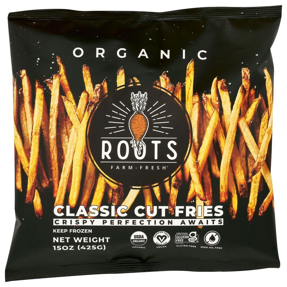 Roots Farm Organic White Potato Classic Cut Fries, 15 Ounce -- 12 per case