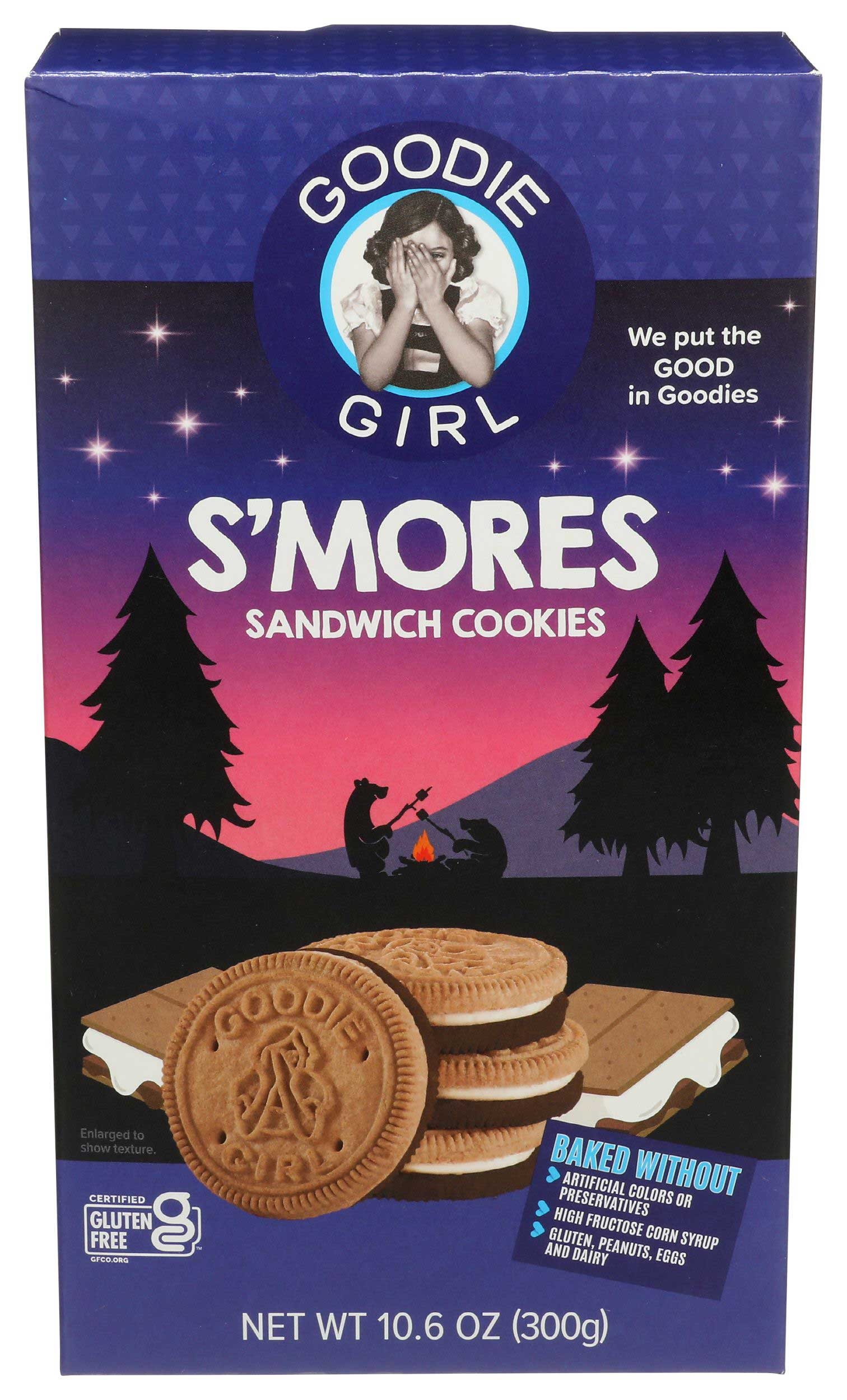 Goodie Girl Smores Cream Sandwich Cookie, 10.6 Ounce -- 6 per case