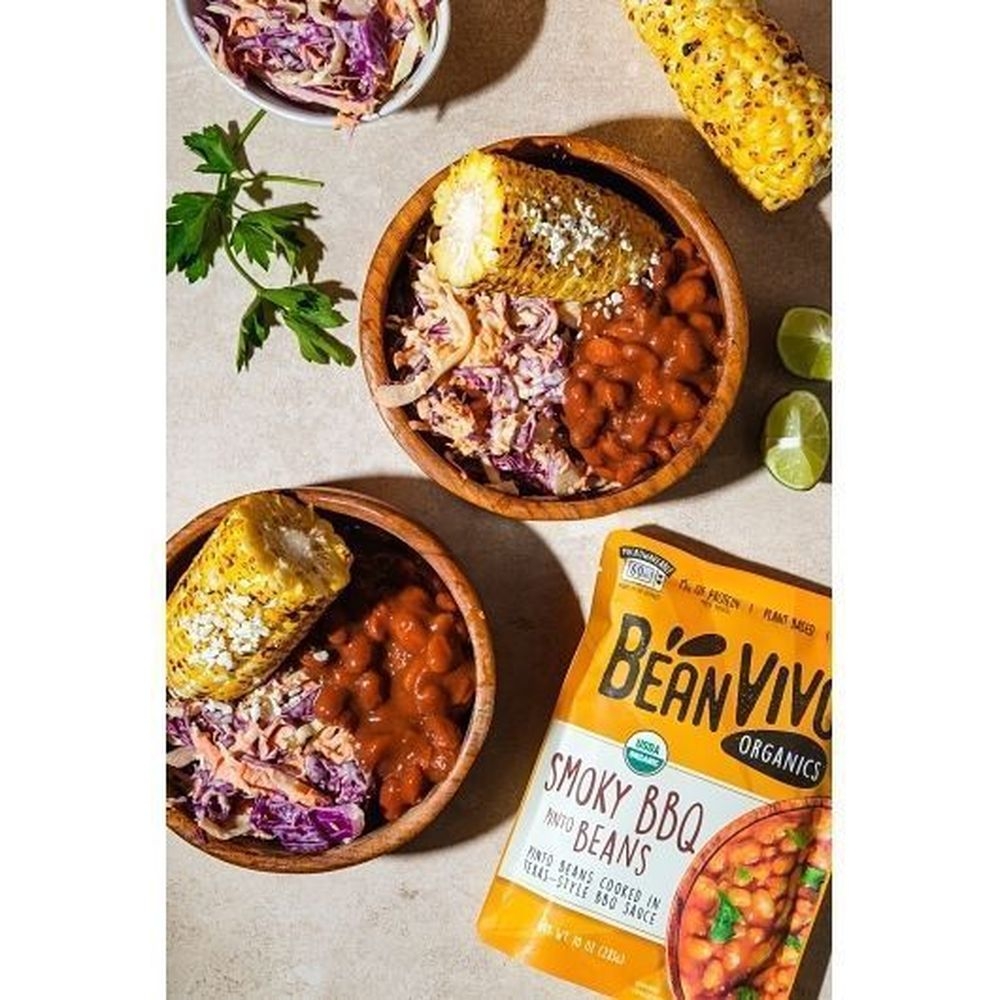 Beanvivo Organics Smoky Bbq Pinto Beans, 10 Ounce -- 6 per case